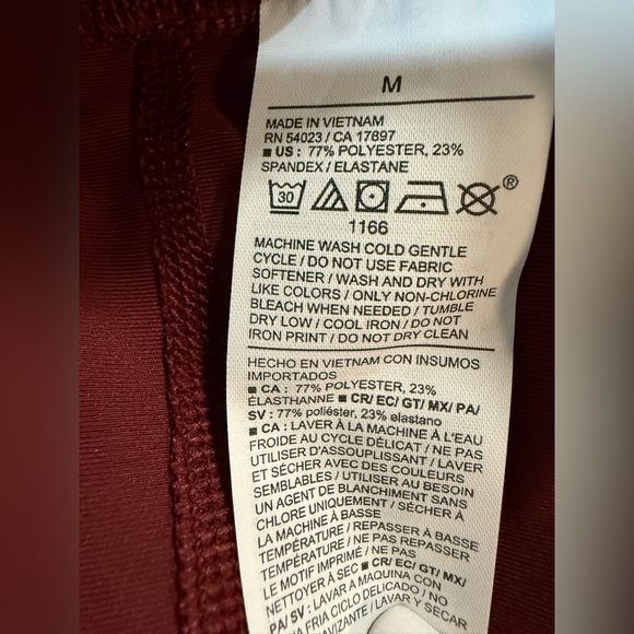 Old Navy Kids Burgundy Leggings M - Picture 7 of 7